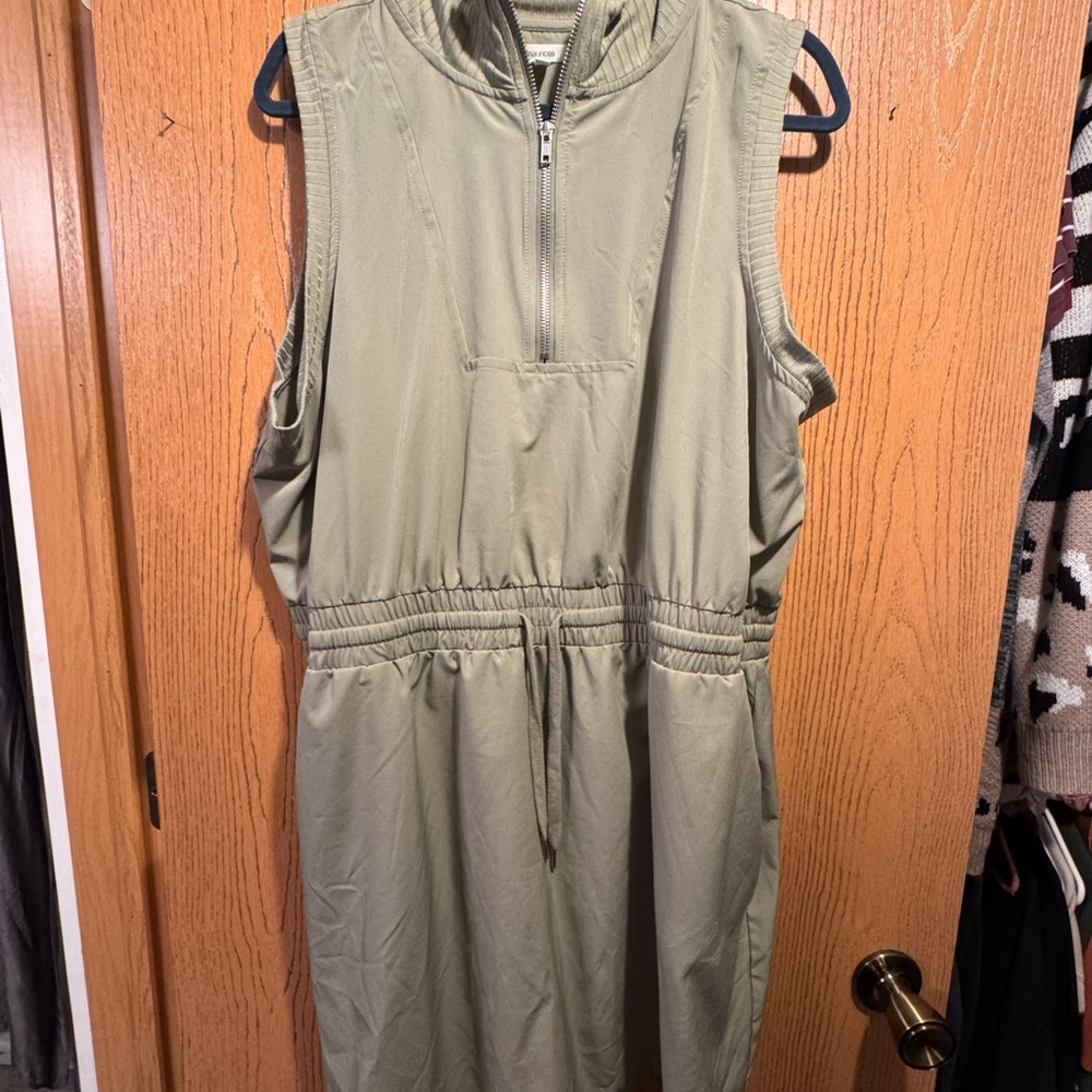 Maurices Sage Green Sleeveless Mini Dress